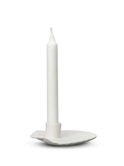 Candle holder Shell (6) White