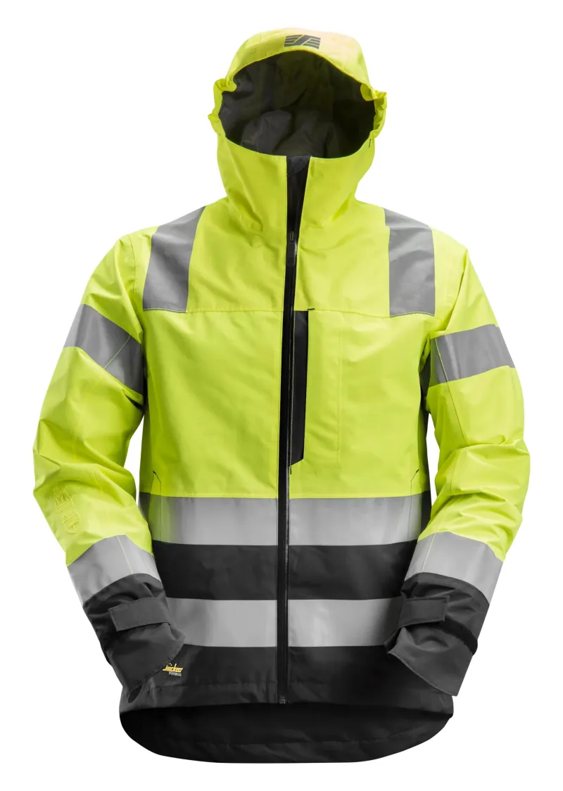 High-Vis, Vanntett skalljakke, Klasse 3