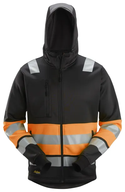 High-Vis Jakke med hette, Klasse 1