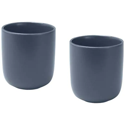 Male keramikk kopper 200 ml, sett med 2, matt overflate