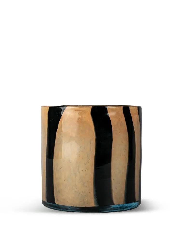 Candle holder Calore M Curve Black