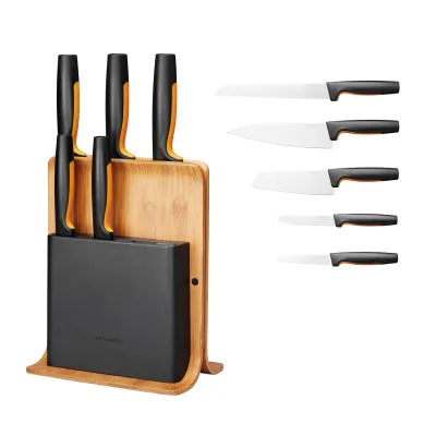 Functional Form Knivblokk Bambus, 5 kniver