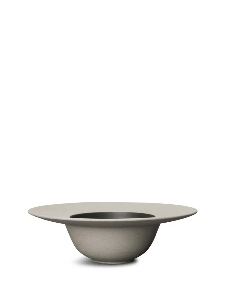 Soup plate Fumiko (12) Beige/ black