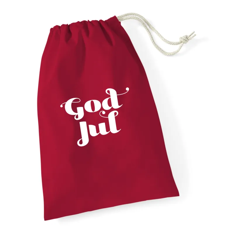 W115GJ Cotton Stuff Bag God Jul