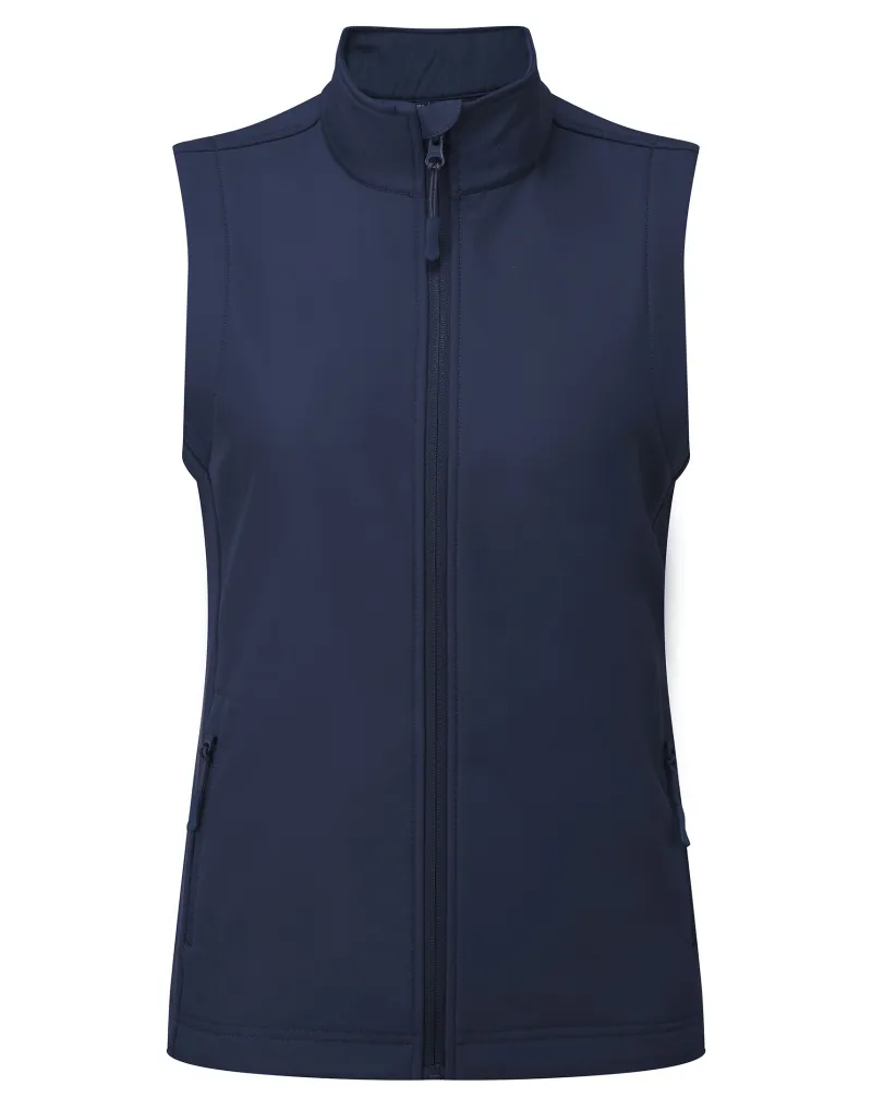 Ladies Windchecker Recycled Softshell Vest