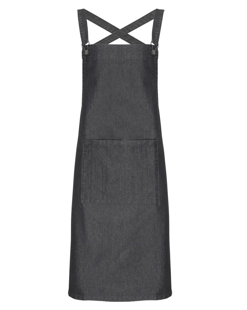 Barista Bib Apron Sølv