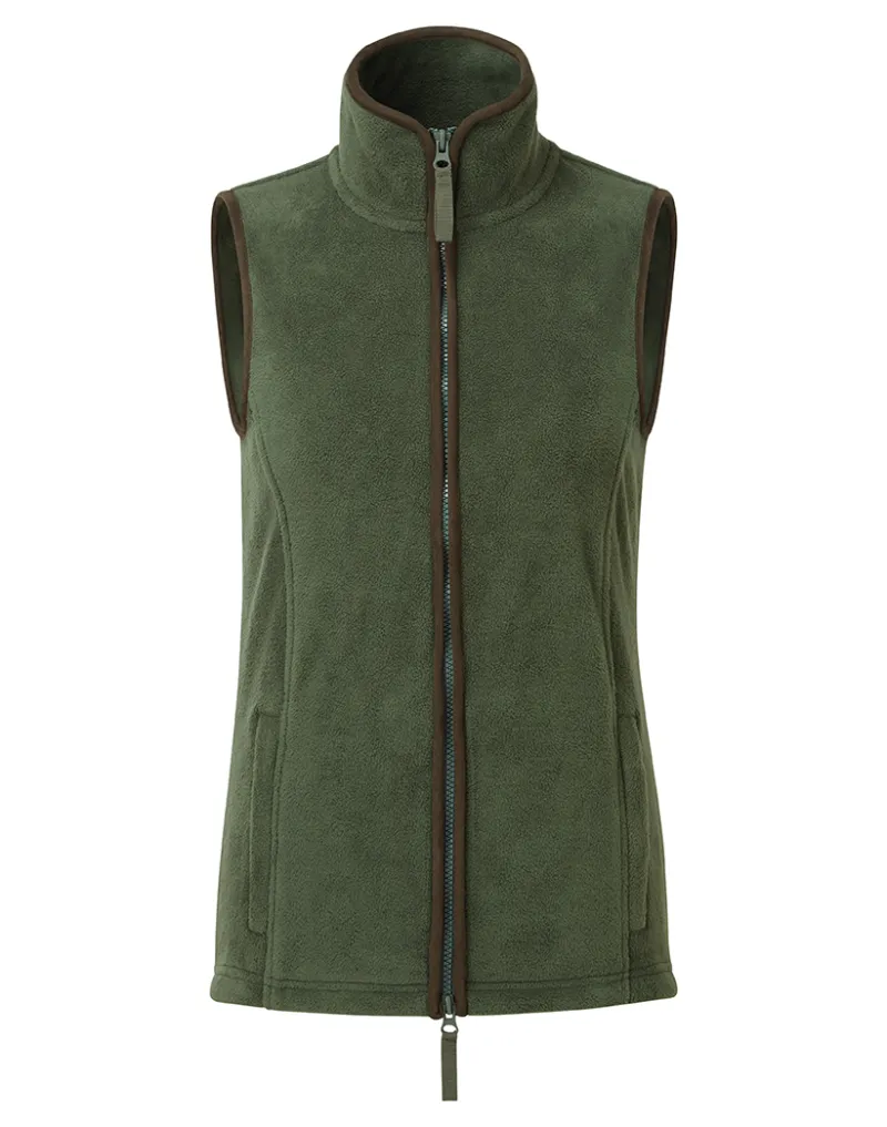 Ladies Artisan Fleece Gilet Sort