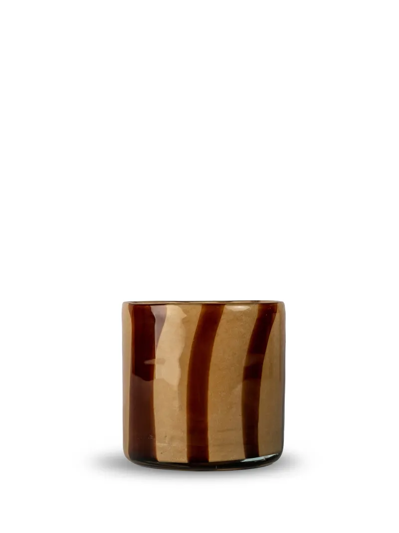 Candle holder Calore XS Curve Brown