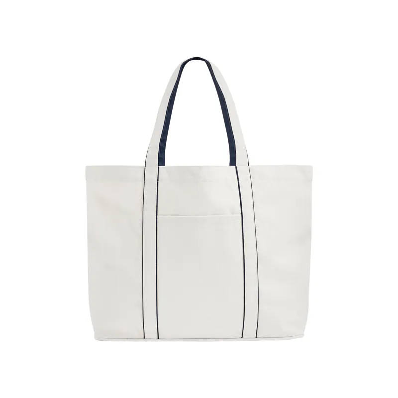 Soft White / French Navy