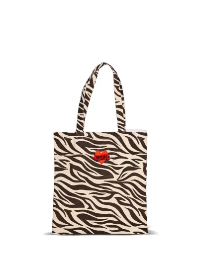 Shopping bag Anima zebra Brown