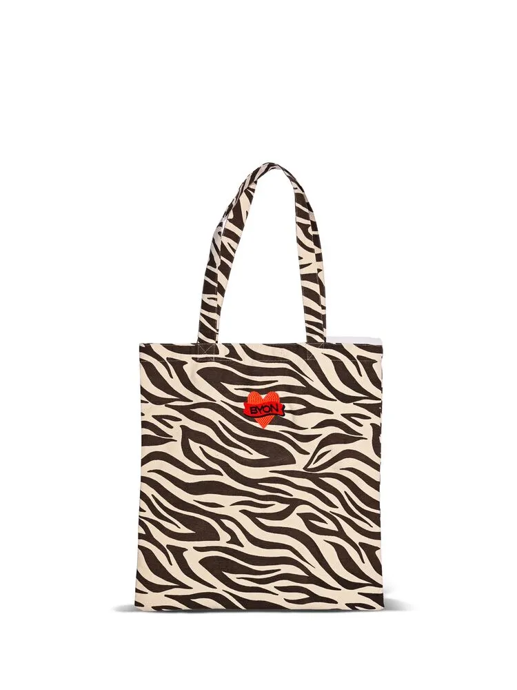 Shopping bag Anima zebra Brown