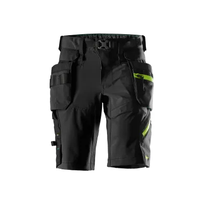 FlexiWork, Softshellshorts med stretch og avtakbare hylsterlommer