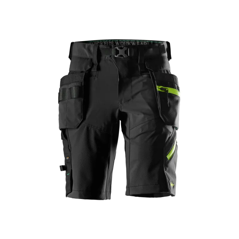 FlexiWork, Softshellshorts med stretch og avtakbare hylsterlommer