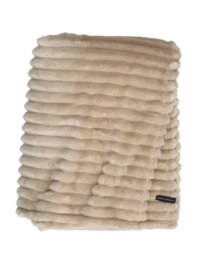 KL Rabbit Fur Plaid