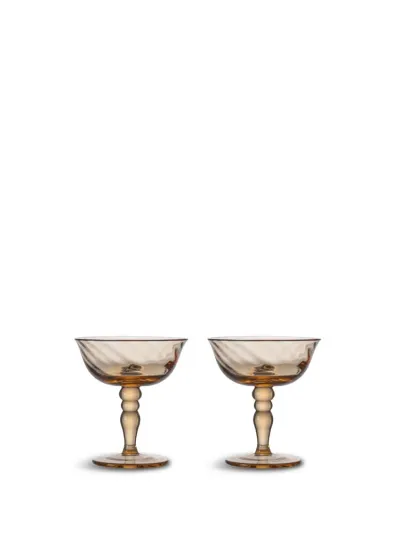 Italian coupe Opacity 2pcs/set Peach