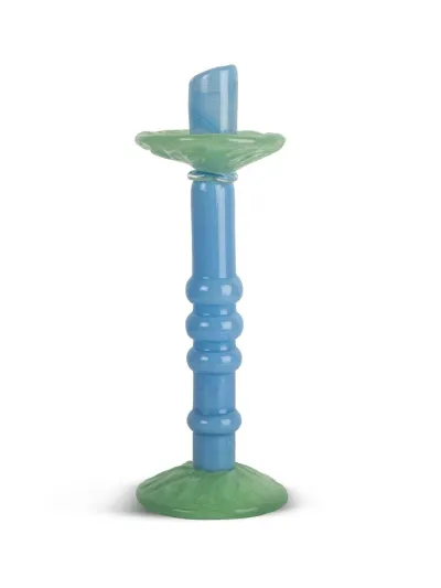 Candlestick Lara L Light blue/minty green