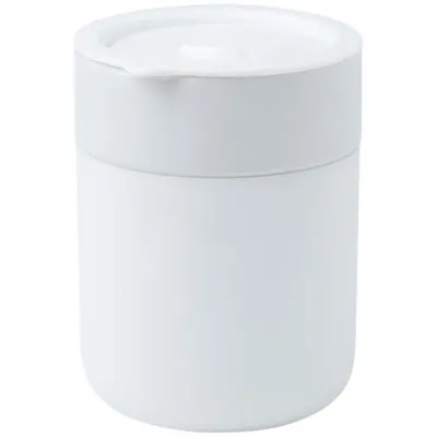Java termokopp i keramikk med silikonomslag og plastlokk 330 ml.