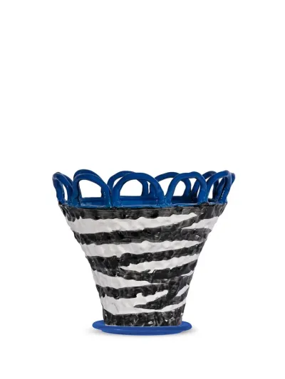 Pot Patty S Zebra/blue