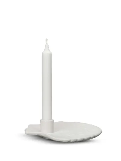 Candle holder Shell (6) White