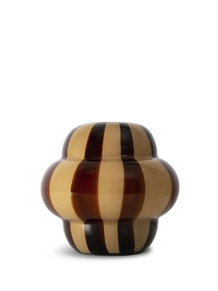 Vase Curlie Brown/beige