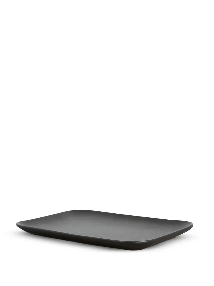 Square plate Raw (12) Raw Black