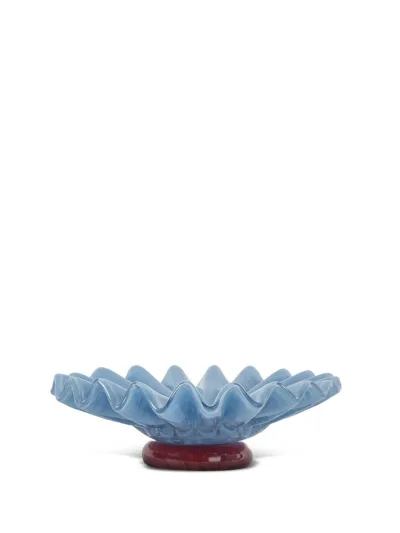 Bowl Lori M Light blue/bordeaux