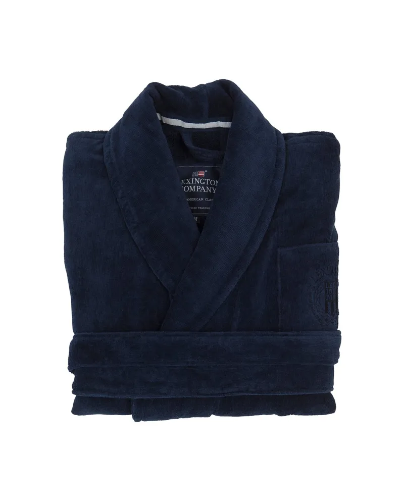 Hotel Velour Robe Gray