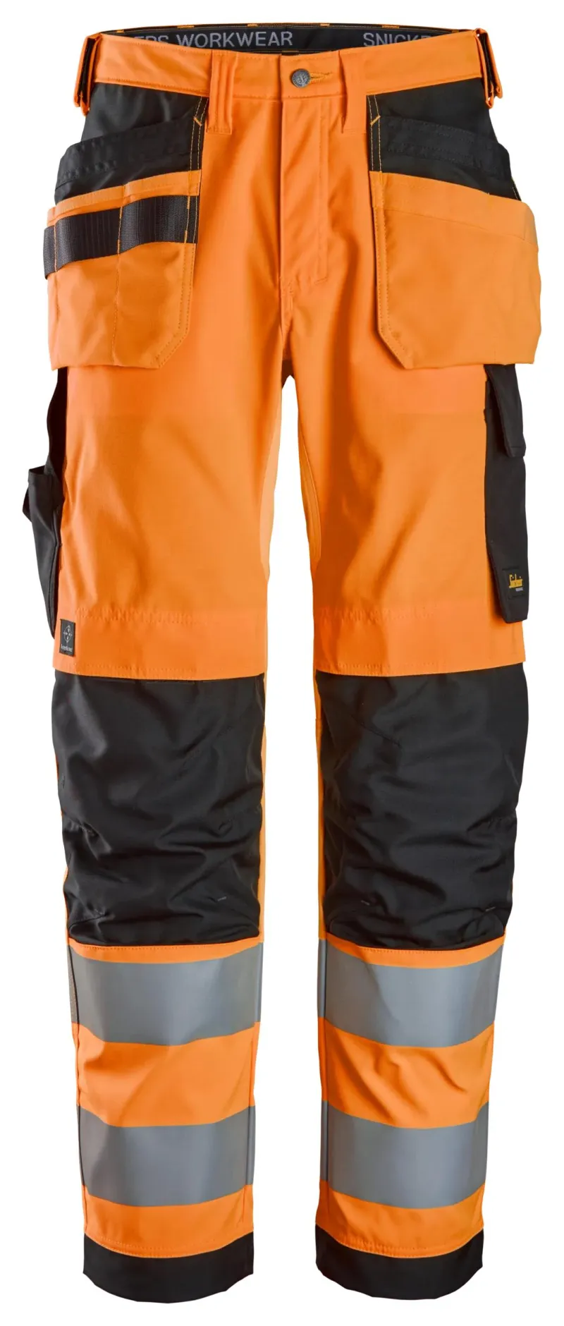 High-Vis, Arbeidsbukse med hylsterlommer, Klasse 2