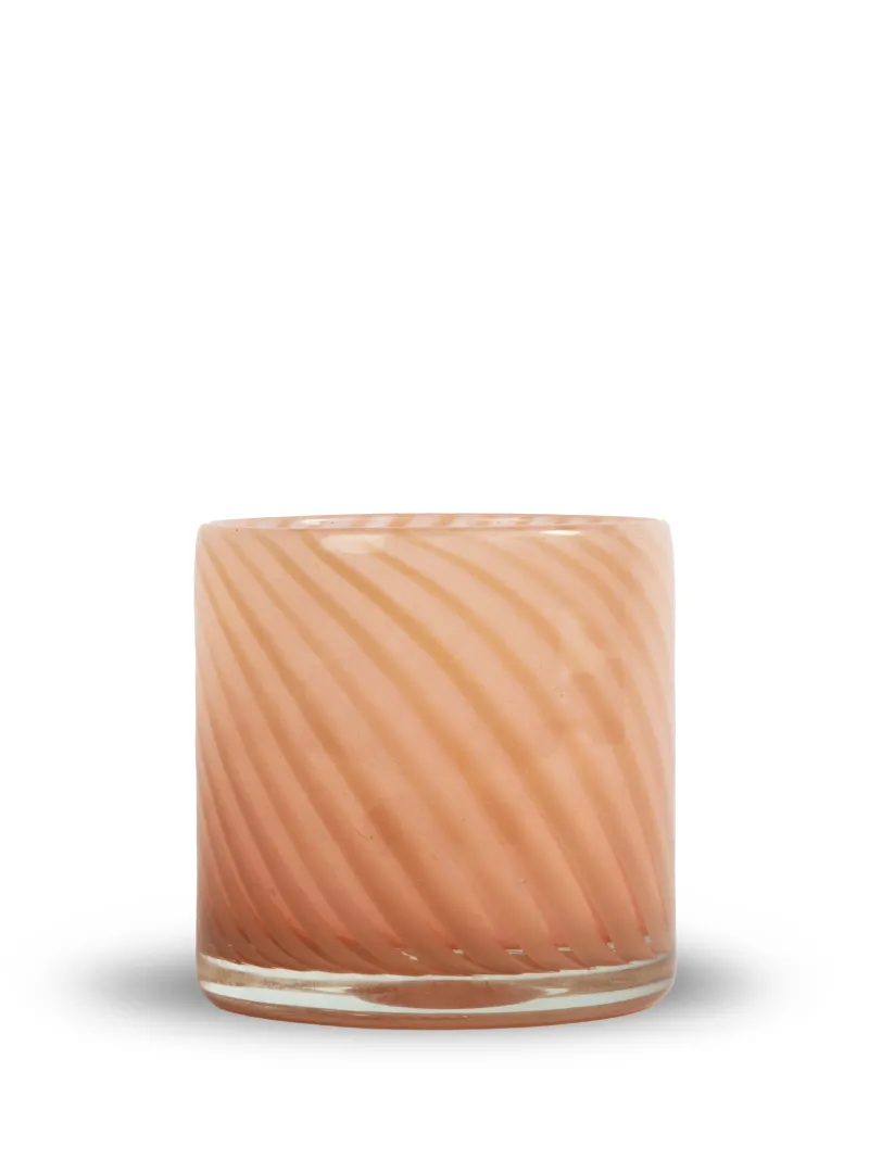 Candle holder Calore line M (4) Pink/beige