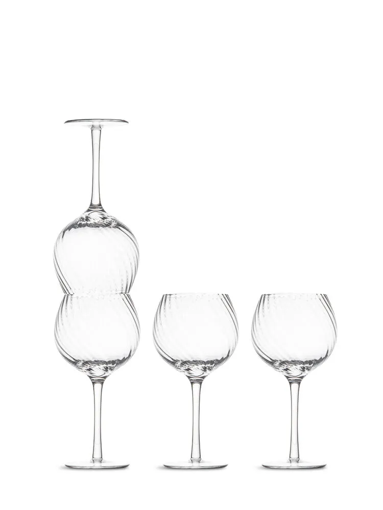 Wine glass Opacity 4pcs/set Clear