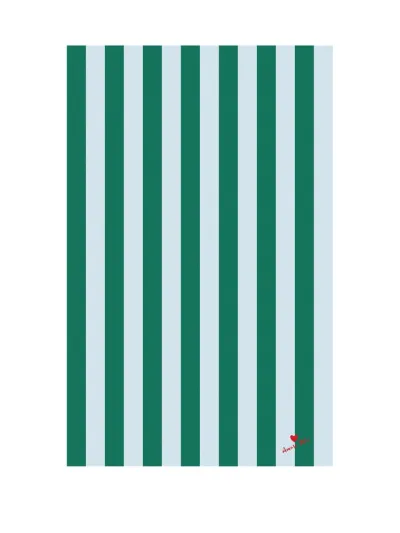 Table cloth Love Green/light blue