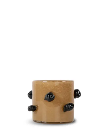 Candle holder Arlo XS Beige/black