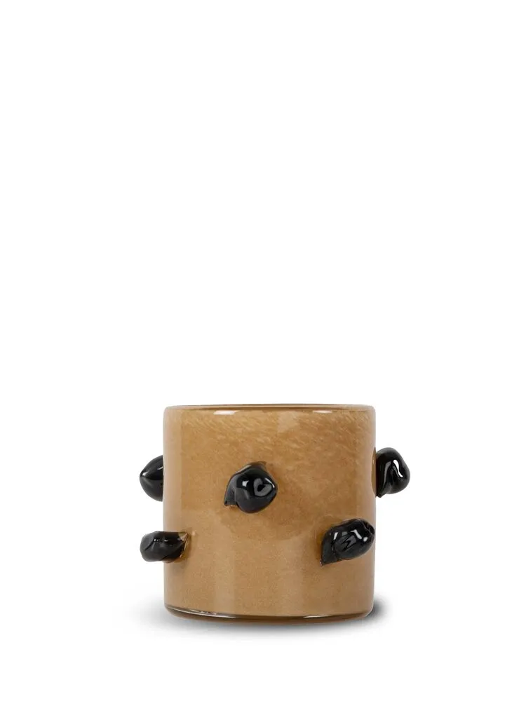 Candle holder Arlo XS Beige/black