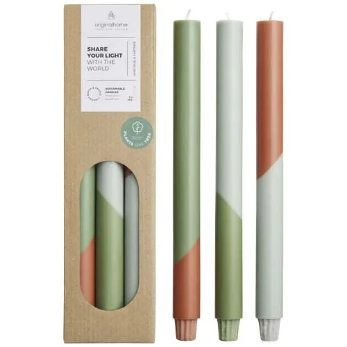 Originalhome Eden stearinlys – sett med 3