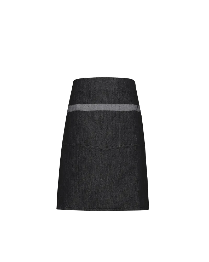 Domain Contrast Waist Apron Sort Denim
