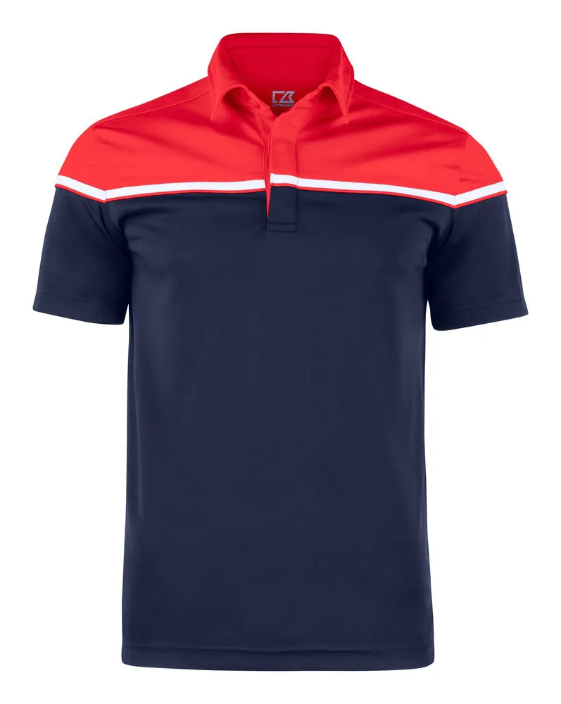 Dark Navy / Red