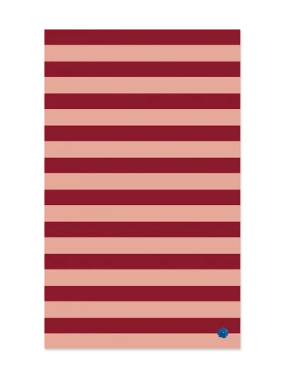 Table cloth Leya stripe (4) Red/pink