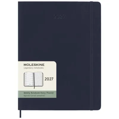 Moleskine 12 måneders ukeskalender ekstra stor, mykt omslag