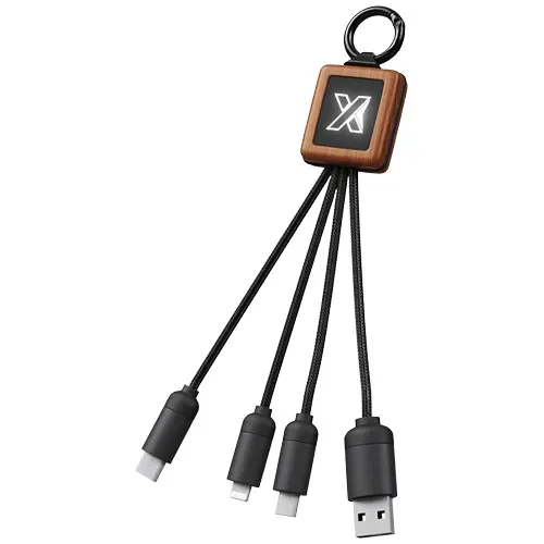 SCX.design C19 20 W ladekabel med detaljer i tre