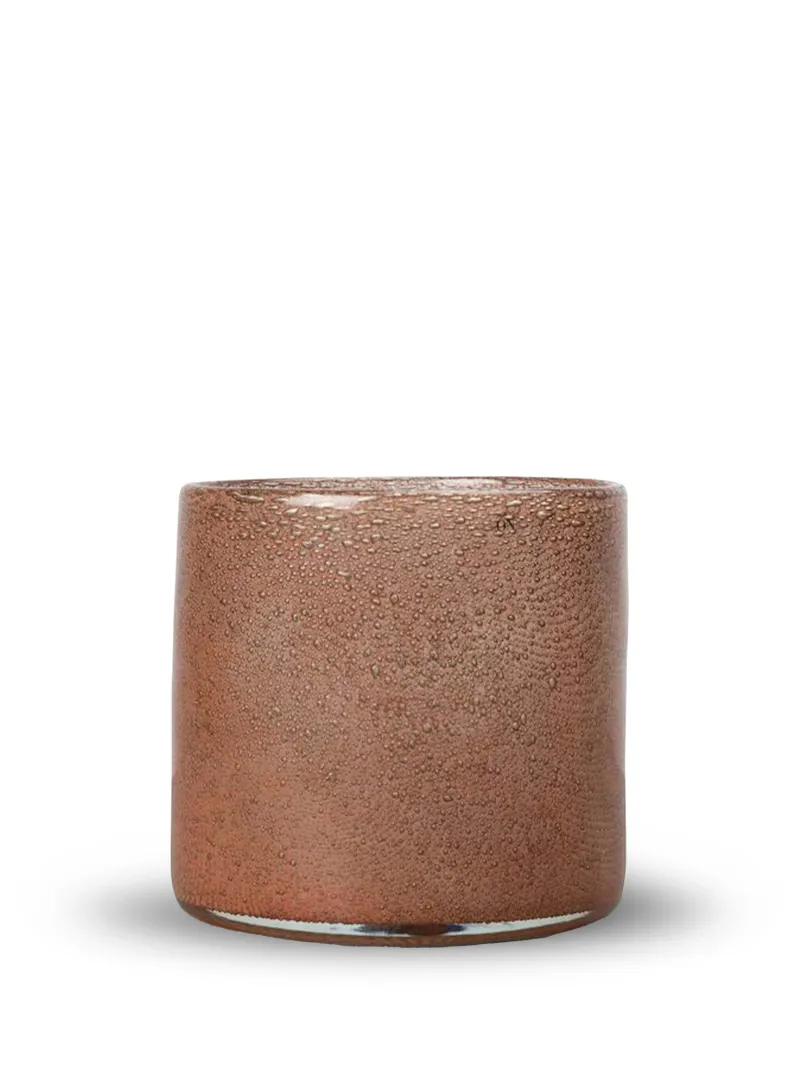 Vase/Candle holder Calore (4) Rusty red