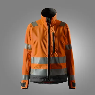 High-Vis Softshelljakke for dame, Klasse 2/3