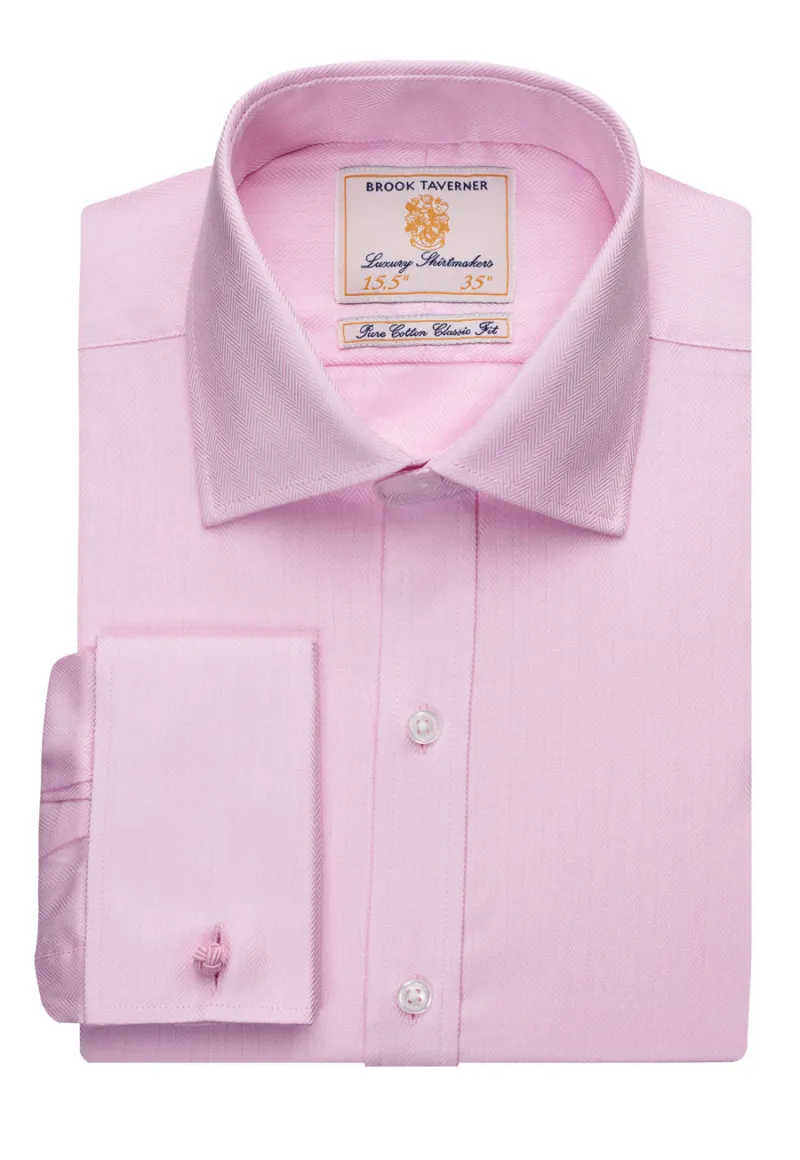 Rosa Herringbone