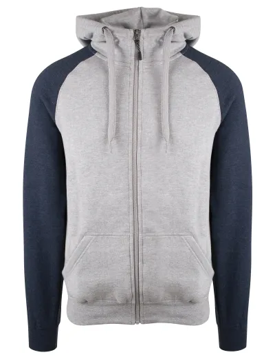 Bronx Raglan Grå/Marine XXS