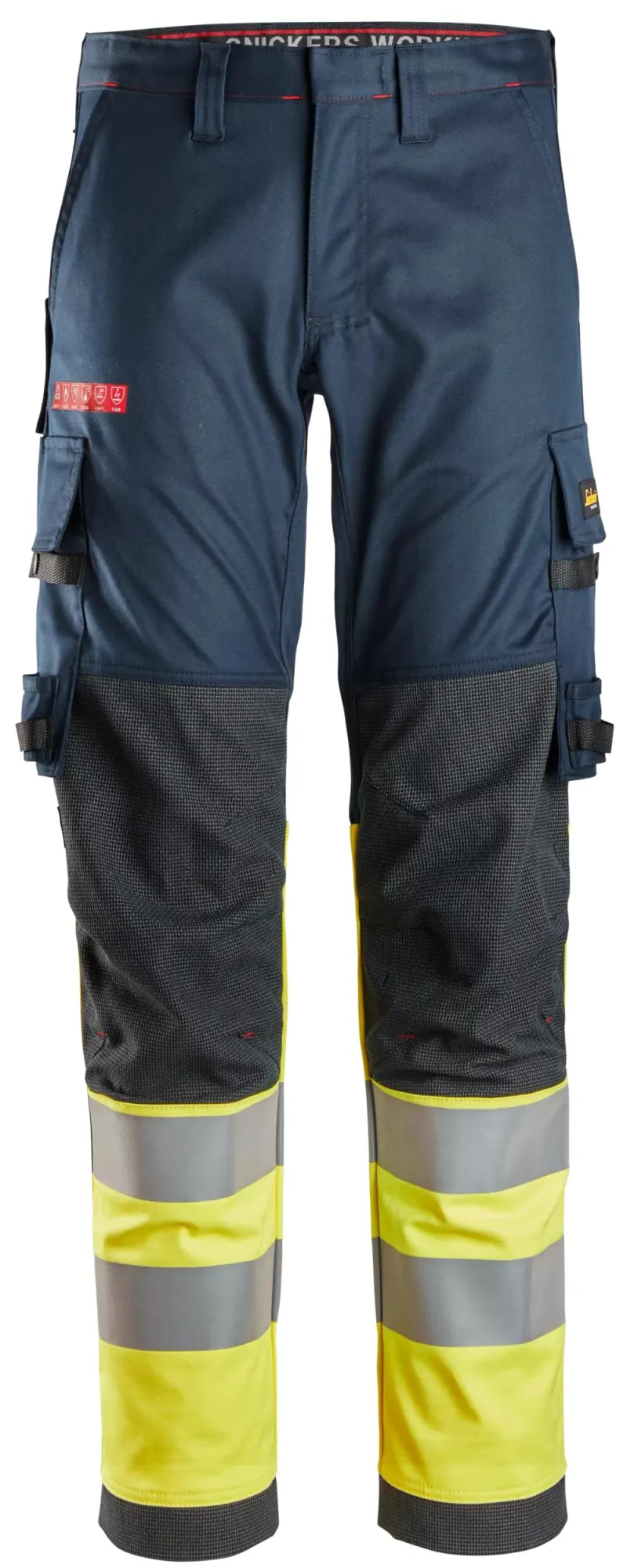 ProtecWork, Flammehemmende Arbeidsbukse med stretch, High-Vis klasse 1