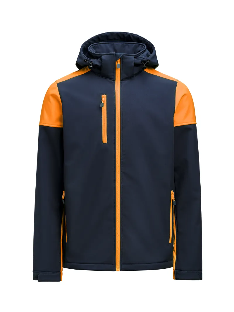 Navy / Neon Orange