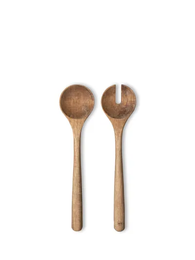 Salad server set Shai (12) Brown