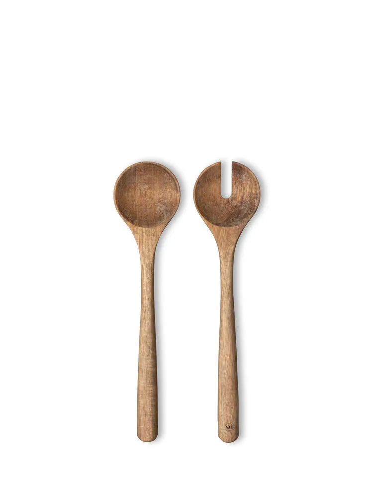 Salad server set Shai (12) Brown