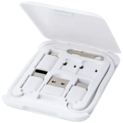 Savvy modulær ladekabel med telefonholder av resirkulert plast