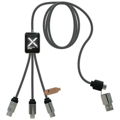 SCX.design C33 60 W Type-C ladekabel med dobbel lysende logo