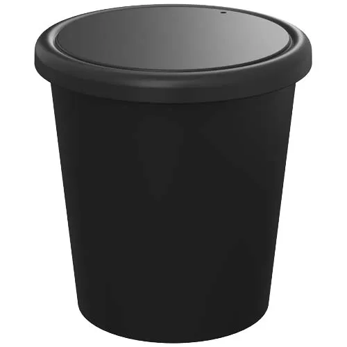 Solid svart